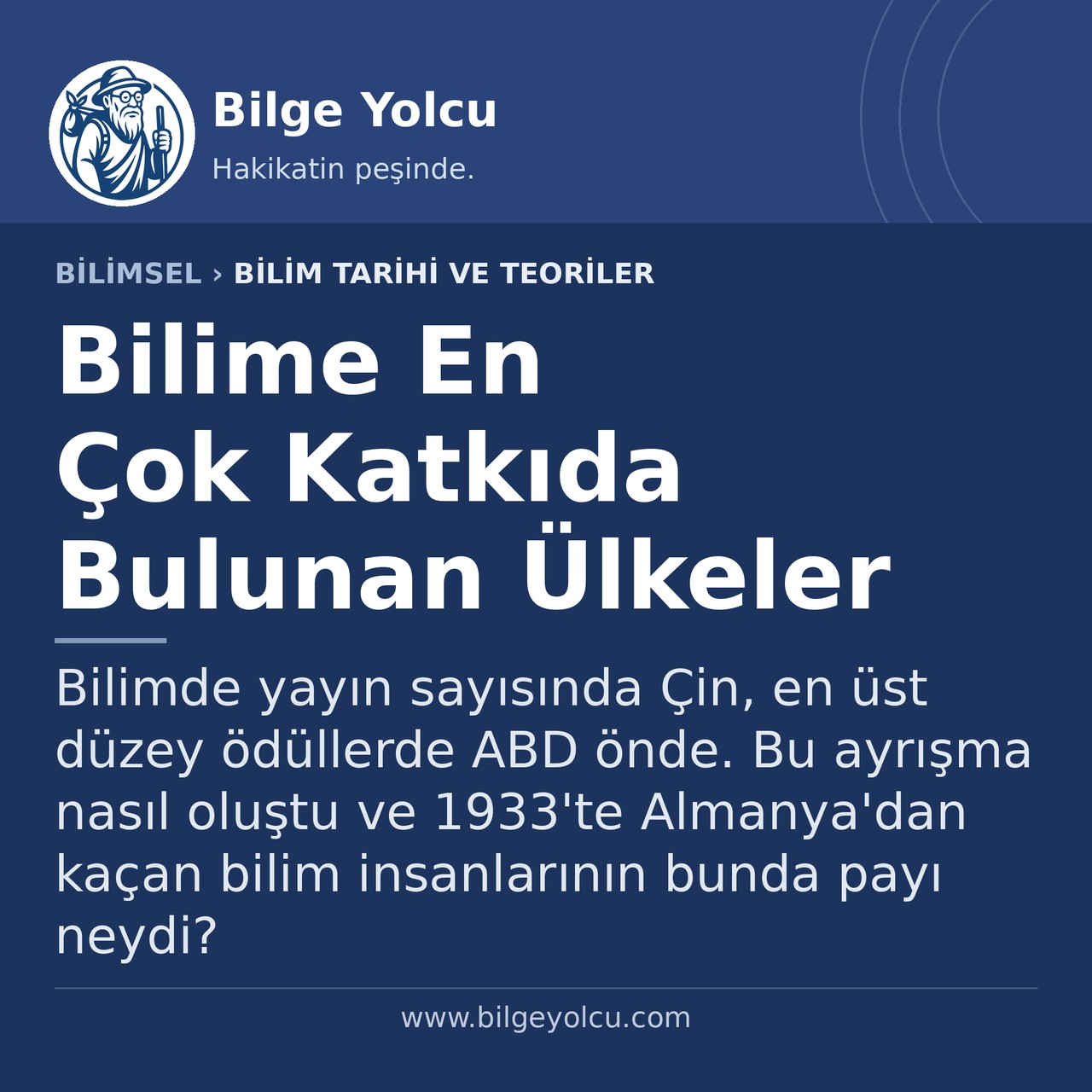 Bilime En Çok Katkıda Bulunan Ülkeler