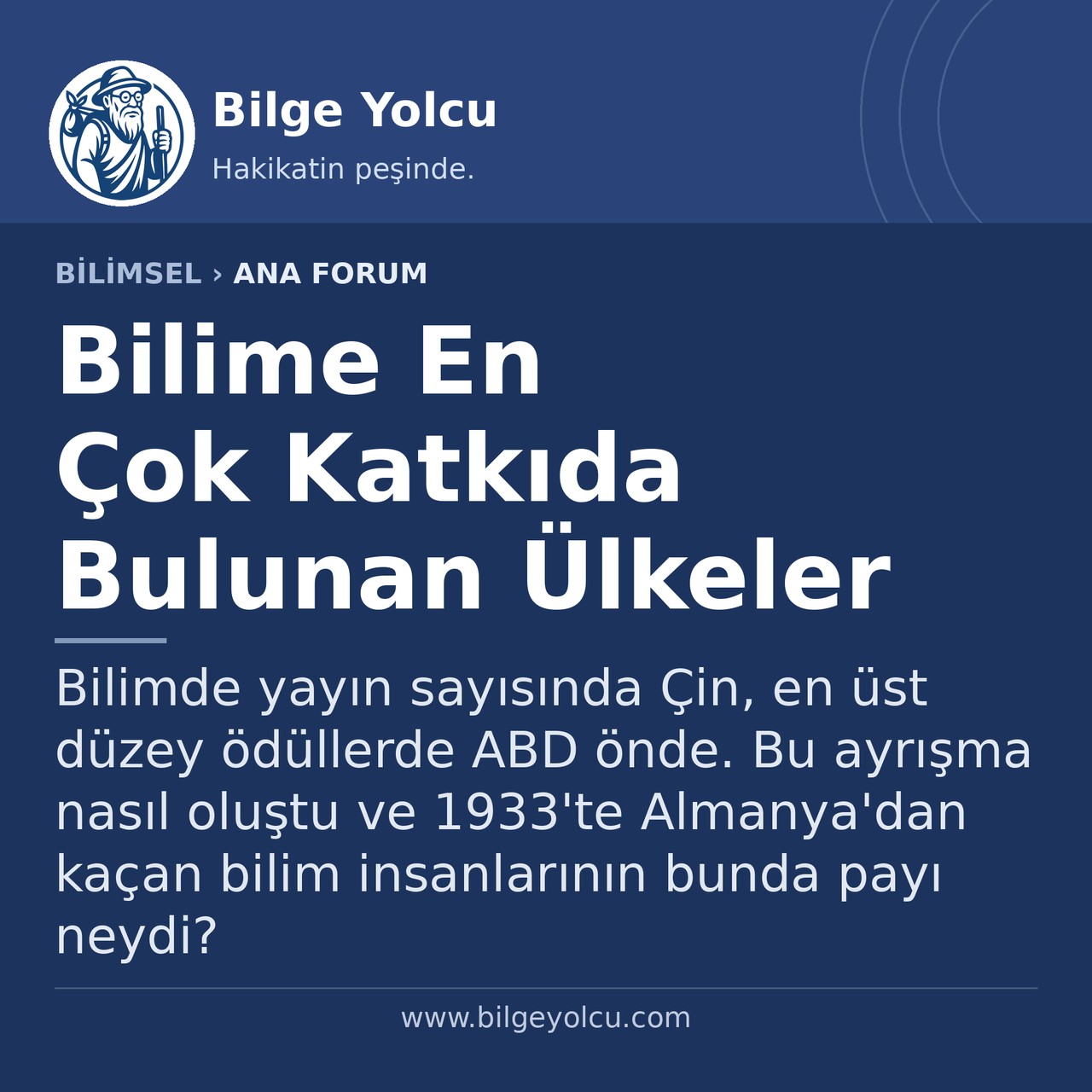Bilime En Çok Katkıda Bulunan Ülkeler